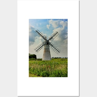 Thurne Dyke Drainage Mill Posters and Art